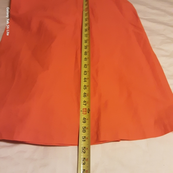 GOOD TIME USA 100% COTONN Elegant Orange Midi Dress Size 2XL. - Picture 8 of 8